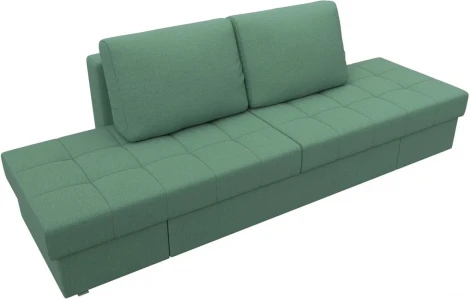 Диван трансформер Сплит (Зеленый/Рогожка) Лига Диванов арт.123387