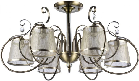 Потолочная люстра Freya Simone FR2020-PL-06-BZ (220V, подвески)