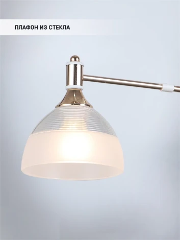 Потолочная люстра на штанге Wedo Light Alana WD3616/5C-WT-FGD-WT