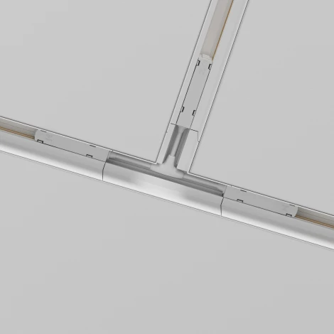 Коннектор питания Т-образный Gravity белый (магнитный) Maytoni Technical TRA004CWT-22W (48V)