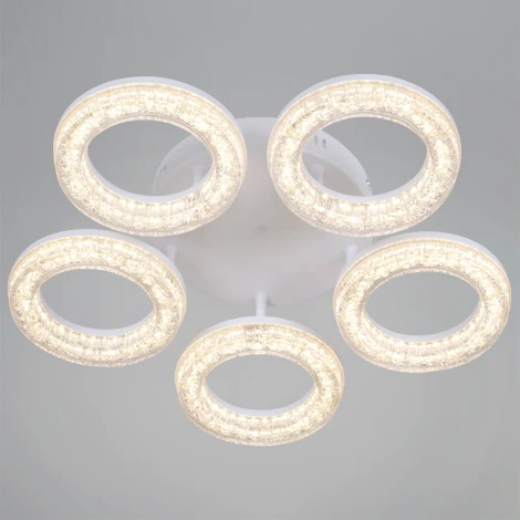 Потолочная люстра светодиодная на штанге с регулировкой цветовой температуры, яркости и ночным режимом Reluce 19290-0.3-05 WH