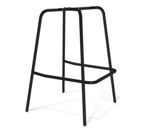 Стул барный Sheffilton SHT-ST59/S196 белый/черный муар 6851664802