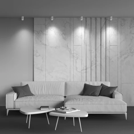 Потолочный светильник Zoom GU10 1x50Вт IP 65 Maytoni Technical C029CL-01-S-W (220V, круглые)