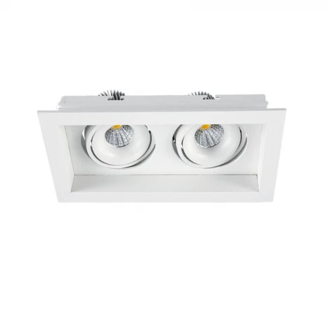 Встраиваемый точечный светильник Lucia Tucci Pixel 112.2-7W*2-WT (LED, 220V)