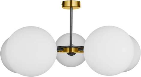 Потолочная люстра на штанге 33 Идеи CHN800S.05.17BL.PA-S32WH (220V, шарики)