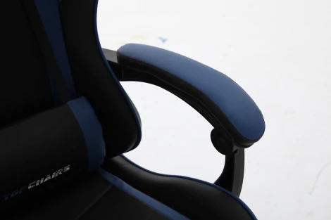 Кресло спортивное TopChairs Shadow черно-синий арт.УТ000039466