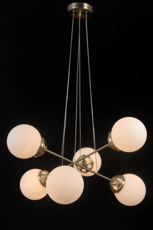 Подвесной светильник Natali Kovaltseva Molecule 81047-6C ANTIQUE BRASS