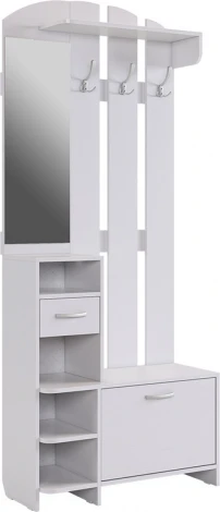 Прихожая Мила, цвет белое дерево Mebelson (арт.PR-0018.2552)