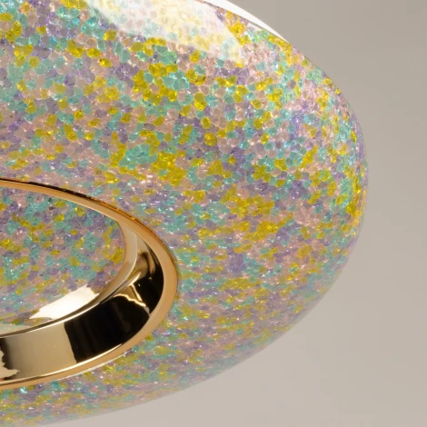 Потолочный светильник круглый с пультом светодиодный De City Ривз 674018101