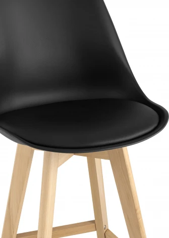Стул барный FRANKFURT черный 4 шт Stool Group арт.УТ000038334
