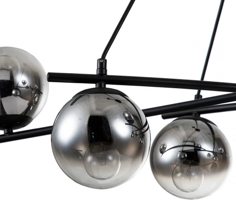 Подвесной светильник Balance 1119/8S E14*40W Black (220V, на проводе, шарики)