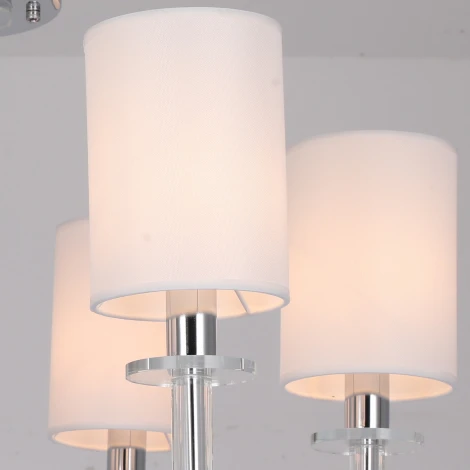 Потолочная люстра на штанге ILLUMICO IL1382-6CPA-29 CR Romei