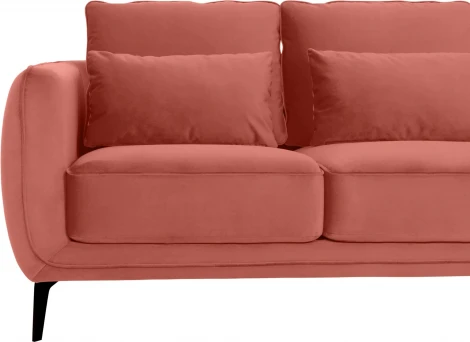 Диван Amsterdam двухместный ОГОГО (арт.342695), (Ткань/Розовый)