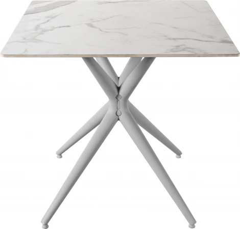Стол обеденный JET CERAMIC квадратный 80*80 (Термопластичный полимер, Серый) RF Grigio Statuario 80x80