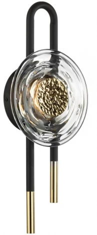Бра Odeon Light Magnet 5407/6WL черный/золотой/металл/стекло LED 6W 3000K 688Лм (220V, круглые)