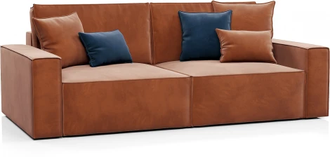 КОРСО-1 Диван прямой, терракотовый D1 furniture арт.AAA41691002