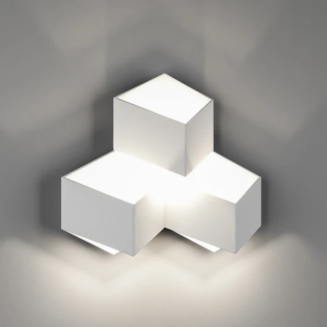 Настенный светильник DesignLed PALMIRA GW-1101-3-9-WH-WW (220V, куб)