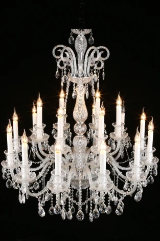 Подвесная большая люстра Aployt Ketrin APL.812.03.18 (220V, на цепи, свеча)