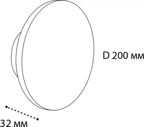 Настенный светильник Italline IT02-017 black (LED, 220V, круглые)
