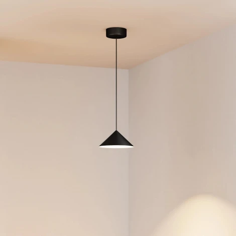 Подвесной светильник светодиодный SP-MAKOTO-R240-10W Warm3000 (BK, 36 deg, 230V, TRIAC) (Arlight, IP20 Металл) 057212