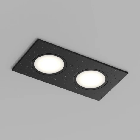 Встраиваемый влагозащищенный светильник Denkirs Port DK3112-BK (220V)