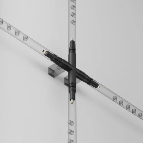X-образный коннектор Maytoni Accessories For System Axity CA008TX-B (48V)