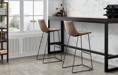 Стул барный CQ-8347B коричневый 2090