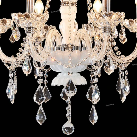 Подвесная люстра Citilux Финка CL353161 (220V, на цепи, подсвечник, свеча)