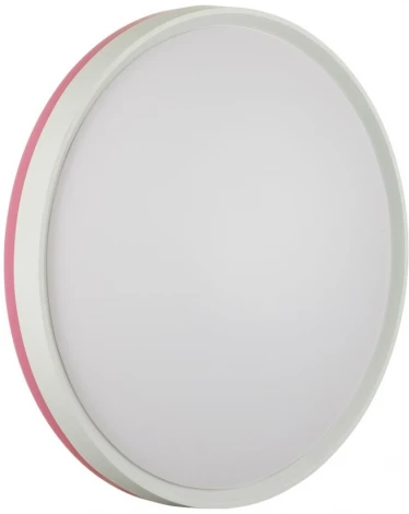 Настенно-потолочный светильник Sonex Kezo Pink 7708/DL пластик/белый/розовый LED 48Вт 4000К D400 IP43 (220V, круглые)