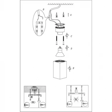 Накладной точечный светильник Lucide Delto 09916/05/36
