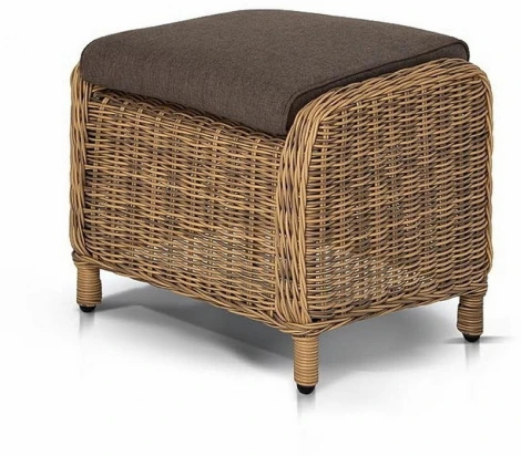 "Толедо" пуф плетеный, цвет соломенный 4SIS арт.УТ-00000496