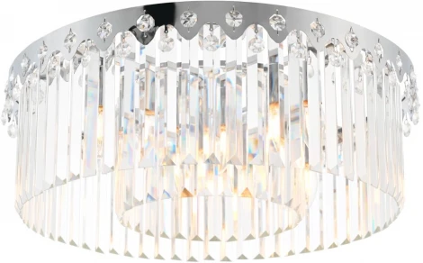 Потолочная люстра хрустальная на штанге Arte Milano Sorrento-8909 378909/8/50/580 CR (220V)