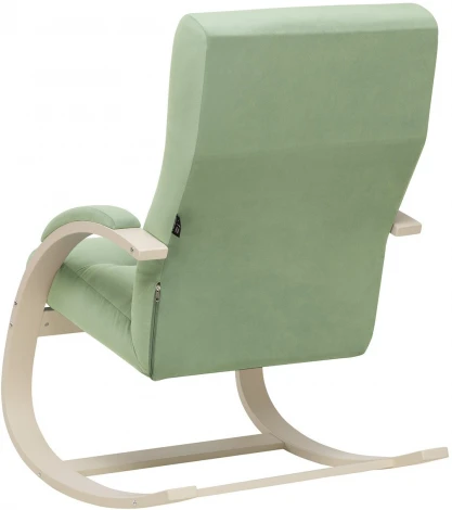 Кресло-качалка Leset Милано (Фанера,Березовый шпон,Металл,Велюр/Бирюзовый) арт.2500000065484