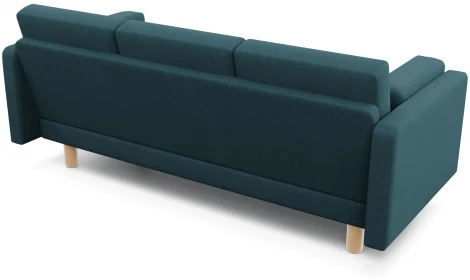 Диван Arsko прямой Ингвар Б велюр голубой