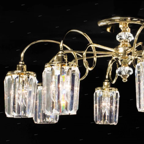 Потолочная люстра Citilux Синди CL330182 (220V, хрусталь)