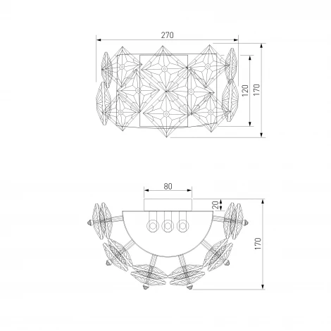 Бра Bogate's Rubis 371/3