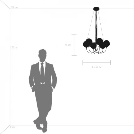 Потолочная люстра Lightstar Globo 803263 (220V, шарики)
