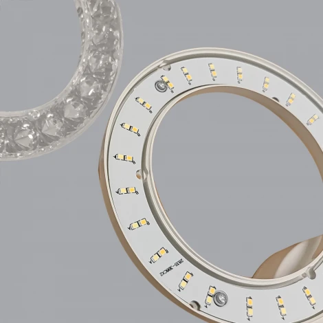 Потолочная люстра светодиодная на штанге с пультом регулировкой цветовой температуры, яркости и ночным режимом Reluce 09847-0.3-03A WH