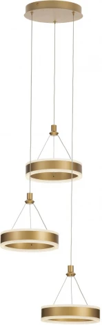 Подвесной светильник ярусный каскадный светодиодные Citilux Дуэт CL719032 (регулировка яркости, 220V, на проводе, кольцо)