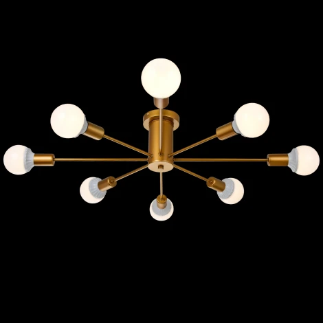 Потолочная люстра Natali Kovaltseva Loft 75140/8C GOLD