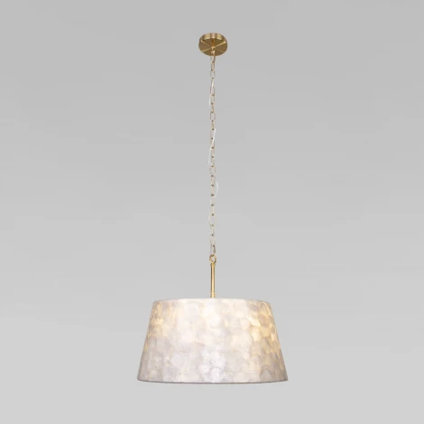 Подвесной светильник латунь/перламутр Smart Eurosvet Pearl 101013/5 (Умный дом, WiFi, Алиса, голосовое управление)
