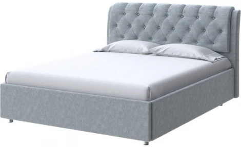 PROxSON Кровать Chester (Ткань: Велюр Gratta 3 Утренний туман) 80x200