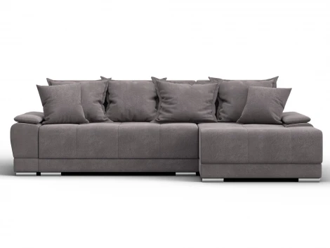 Диван угловой Лига-119 угол правый (ДСП,Брус,Фанера,ЛДС,Велюр/Бежевый) Лига Диванов 137095