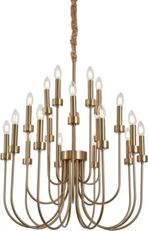 Подвесная люстра Alfa Light F1124-16 (220V, на цепи, свеча)