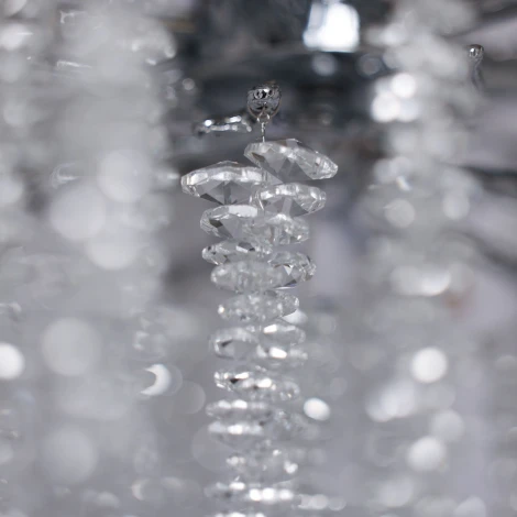 Подвесная люстра MW-Light Лайма 467013510 (220V, хрусталь, на тросе, ветки)