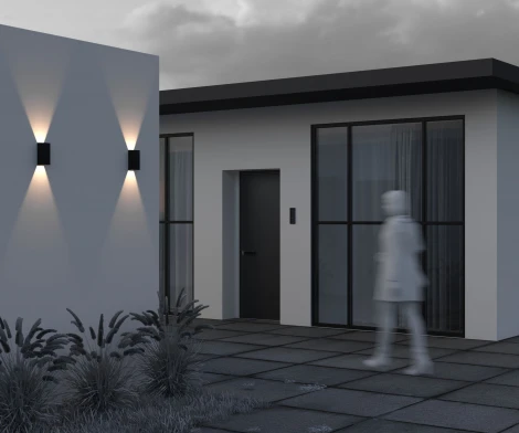 Настенный уличный светильник светодиодный Maytoni Outdoor Drape O525WL-L10B3K