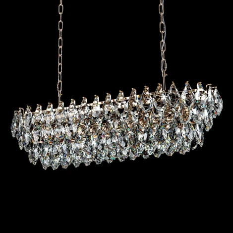 Подвесная люстра хрустальная Modelux MODELUX ML.2363.14 GD