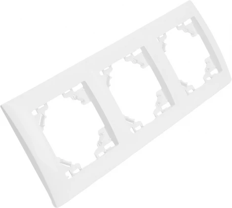 Рамка на 3 поста (белый) Stekker Эрна Элегант 49631