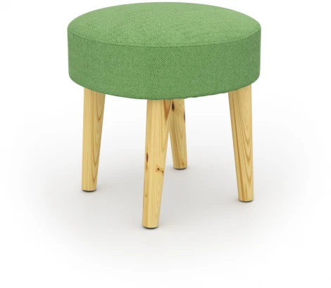 Пуф Arsko Сканди 2 зеленая рогожка