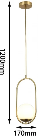 Подвесной светильник F-Promo Mars 2915-1P (220V, на проводе, шар)